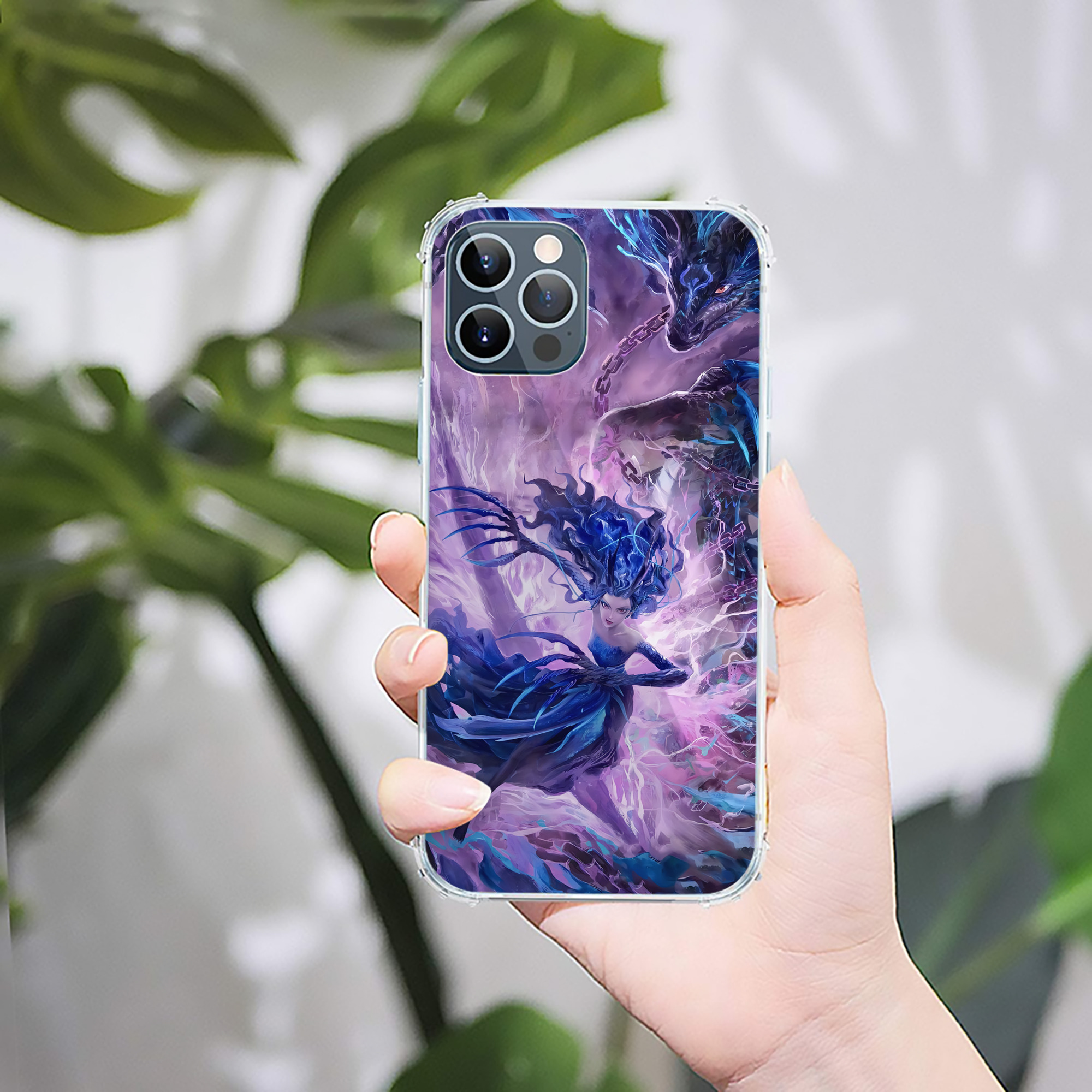 （画像用） Ne Zha 2 ナタ 魔童の大暴れ 【iPhone 12シリーズ対応】透明スマホケース（クリアソフトケース）